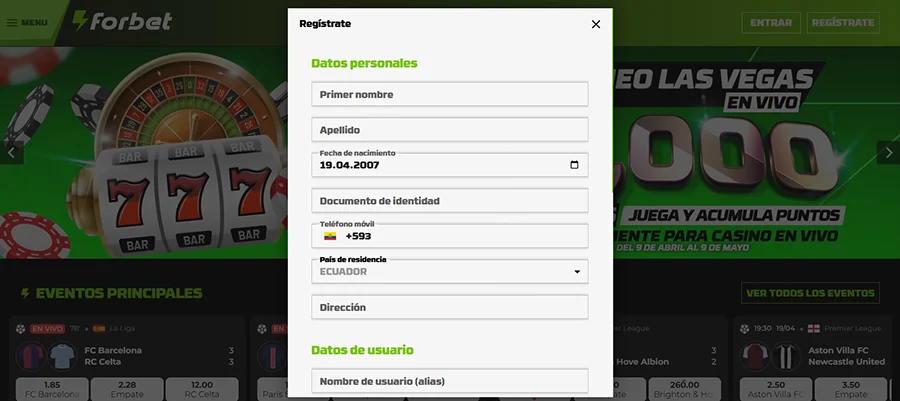ecuador forbet